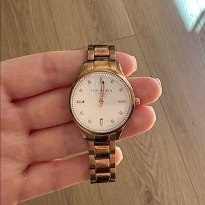 Ted Baker Metallic Rose Watch